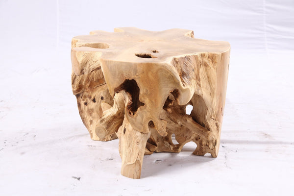 Free Form 23” Organic Teak Root Side Table 7.2 - Dyag East