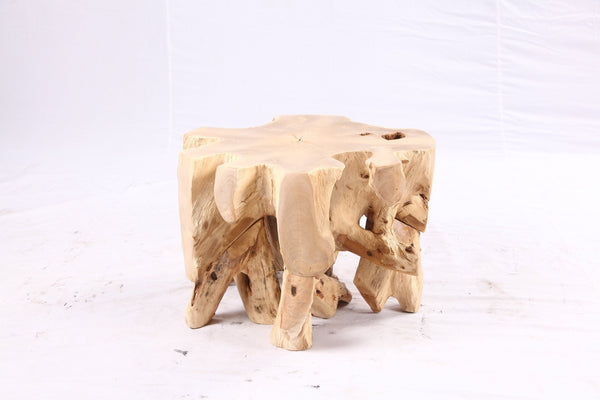 Free Form 23” Organic Teak Root Side Table 7.2 - Dyag East