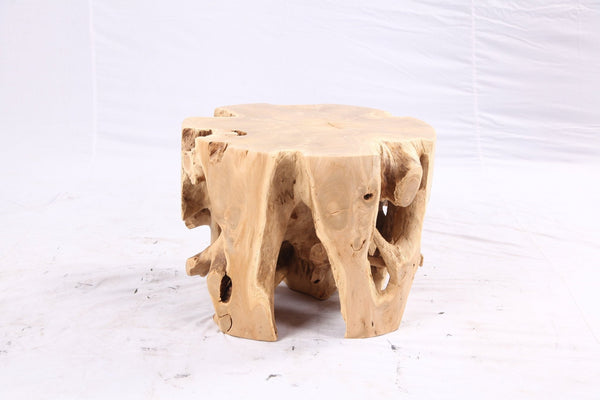 Free Form 23” Organic Teak Root Side Table 7.4 - Dyag East