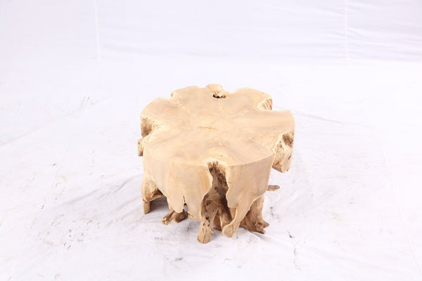 Free Form 23” Organic Teak Root Side Table 7.4 - Dyag East