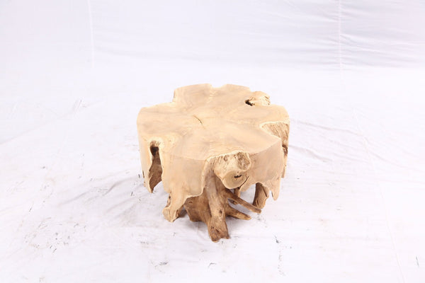 Free Form 23” Organic Teak Root Side Table 7.4 - Dyag East