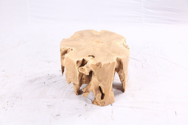 Free Form 23” Organic Teak Root Side Table 7.4 - Dyag East