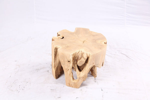 Free Form 23” Organic Teak Root Side Table 7.4 - Dyag East