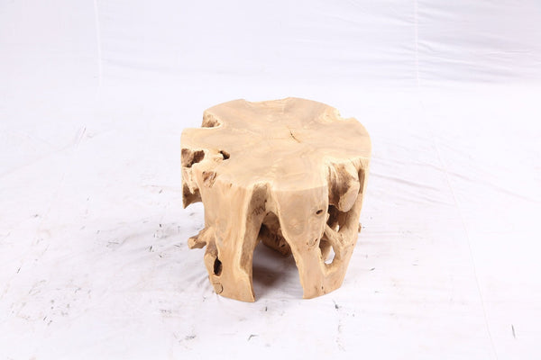 Free Form 23” Organic Teak Root Side Table 7.4 - Dyag East