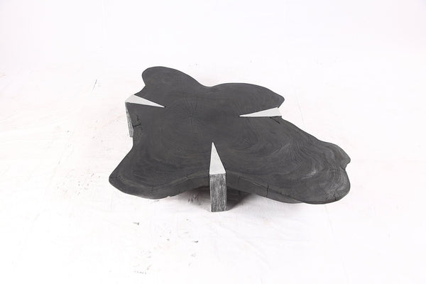 Free Form Living Edge Black Coffee Table - Dyag East