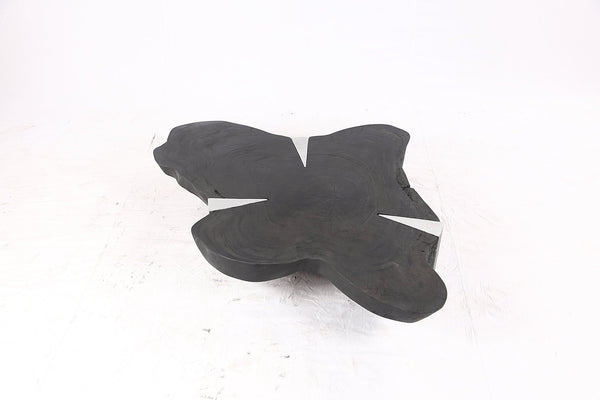 Free Form Living Edge Black Coffee Table - Dyag East