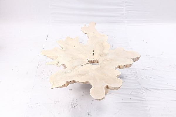 Free Form Living Edge Bleached One Slab Coffee Table 281 - Dyag East