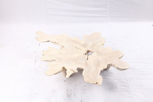 Free Form Living Edge Bleached One Slab Coffee Table 281 - Dyag East