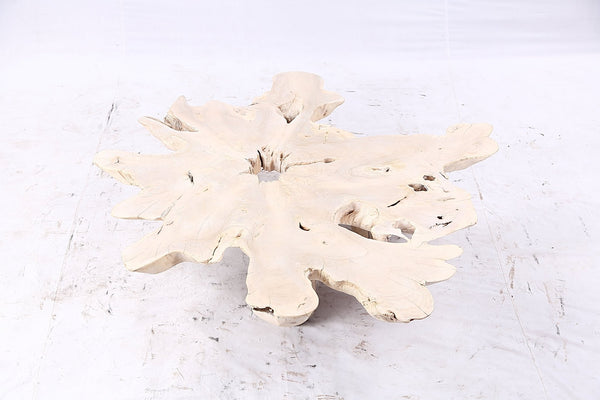 Free Form Living Edge Bleached One Slab Coffee Table 282 - Dyag East