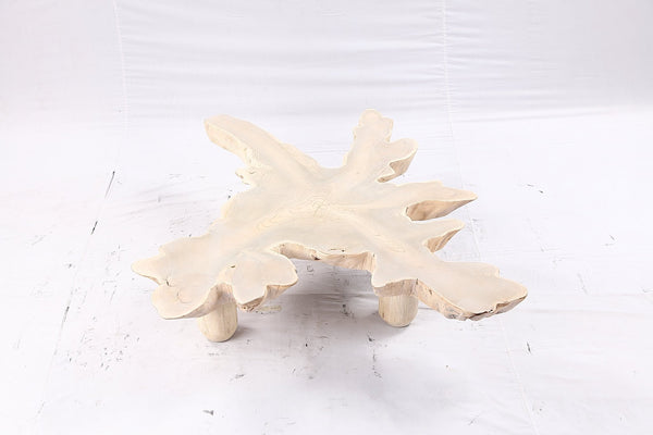 Free Form Living Edge Bleached One Slab Coffee Table 283 - Dyag East