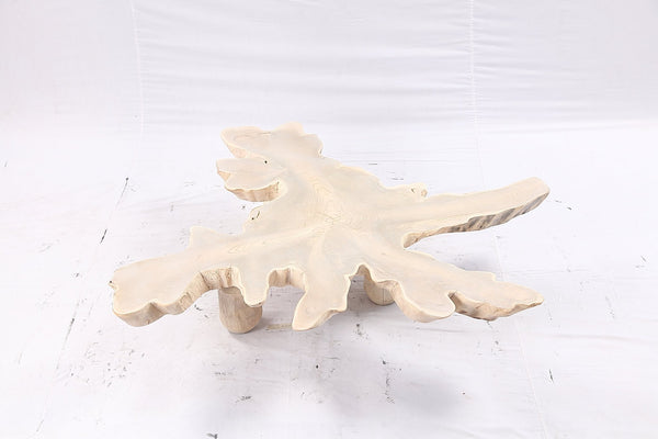 Free Form Living Edge Bleached One Slab Coffee Table 283 - Dyag East