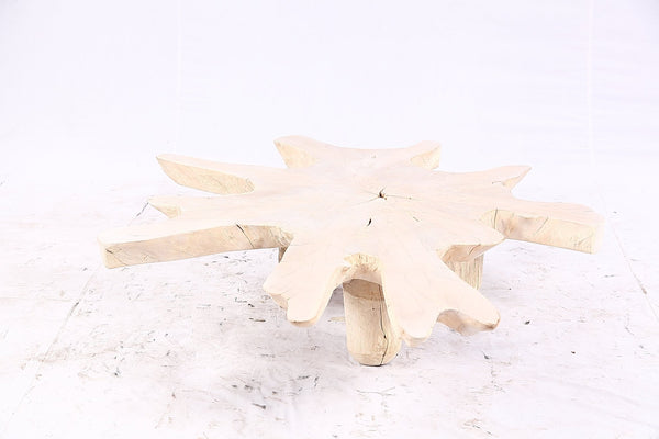 Free Form Living Edge Bleached One Slab Coffee Table 284 - Dyag East