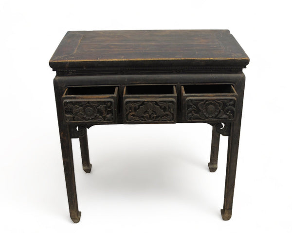 Hand Carved Drawers Entryway Console Table - Dyag East