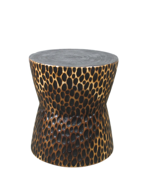 Hand Chiseled Accent or Side Table - Dyag East