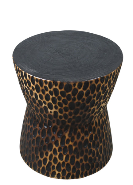 Hand Chiseled Accent or Side Table - Dyag East