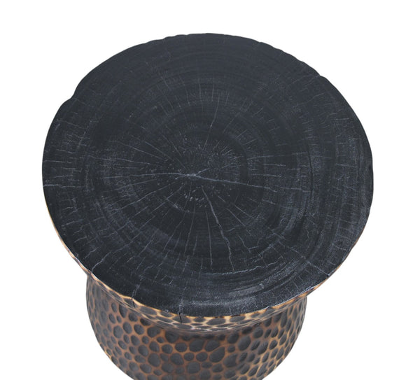 Hand Chiseled Accent or Side Table - Dyag East