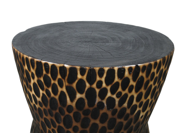 Hand Chiseled Accent or Side Table - Dyag East