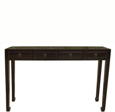 Hand Made 48" Long 4-Drawer Console Table - Dyag East