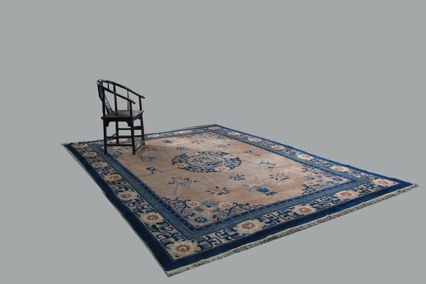 Large Chinese Beijing Rug, 12 ft 3 in x 9 ft - Dyag East