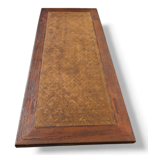 Late 18th Century 81" Inch Long Antique Chinese Brown Coffee Table - Dyag East