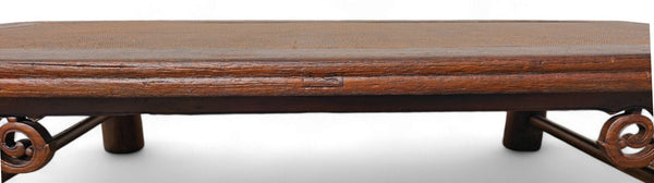 Late 18th Century 81" Inch Long Antique Chinese Brown Coffee Table - Dyag East