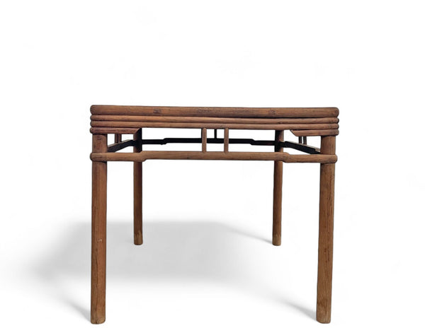 Late 19th Century Antique Chinese Square Dining Table - Dyag East