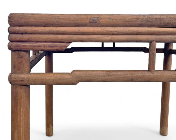 Late 19th Century Antique Chinese Square Dining Table - Dyag East