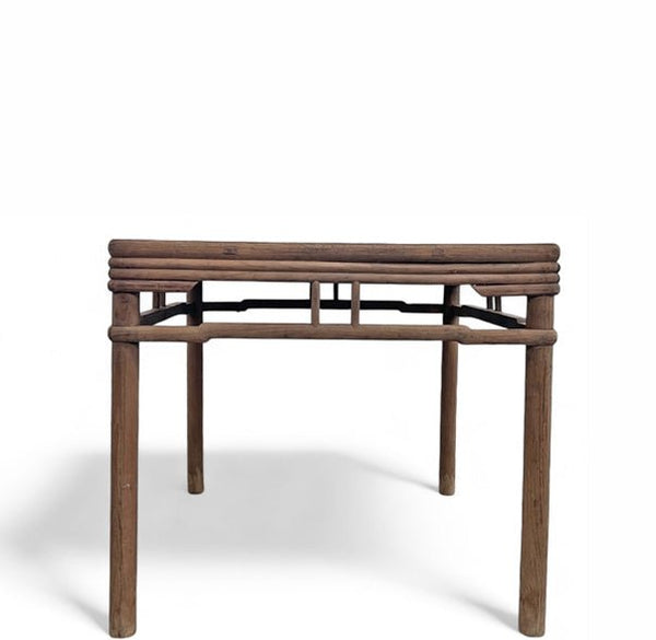 Late 19th Century Antique Chinese Square Dining Table - Dyag East