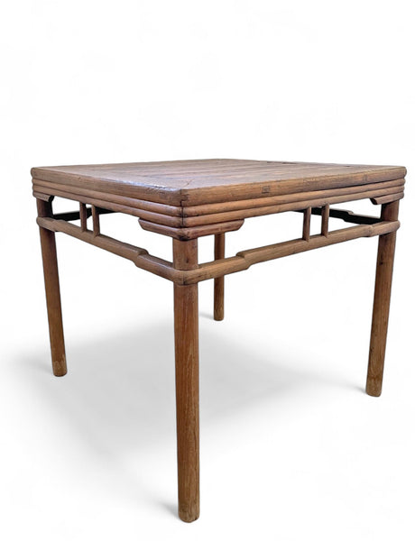 Late 19th Century Antique Chinese Square Dining Table - Dyag East