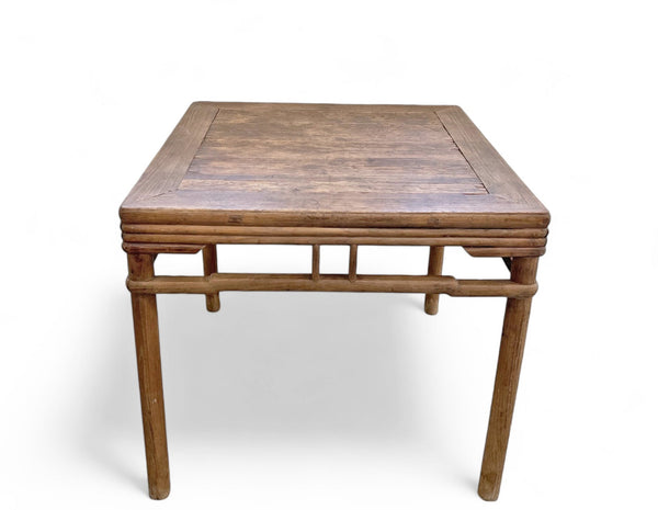 Late 19th Century Antique Chinese Square Dining Table - Dyag East