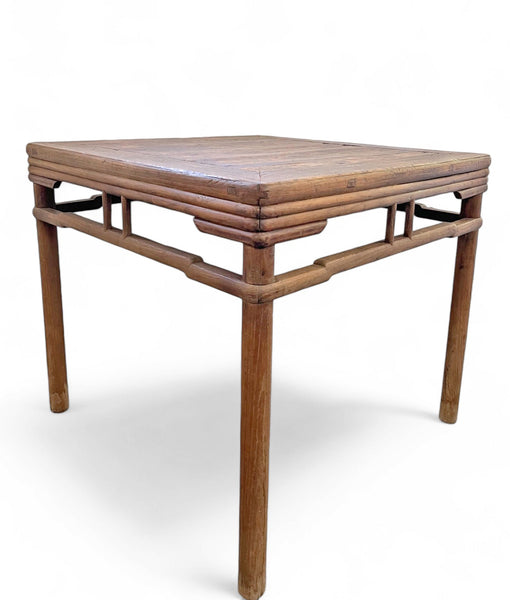 Late 19th Century Antique Chinese Square Dining Table - Dyag East