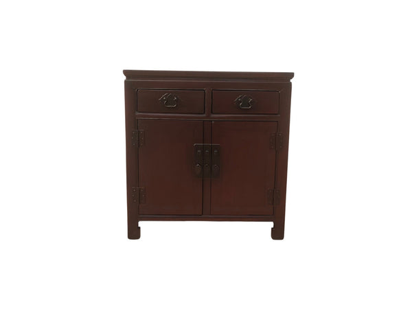 Late 20th Century 2-Drawer Elm Accent Cabinet - Dyag East