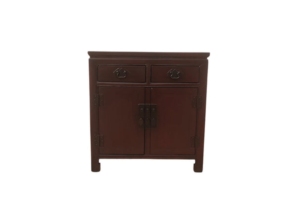 Late 20th Century 2-Drawer Elm Accent Cabinet - Dyag East