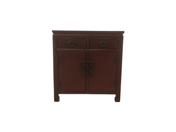 Late 20th Century 2-Drawer Elm Accent Cabinet - Dyag East