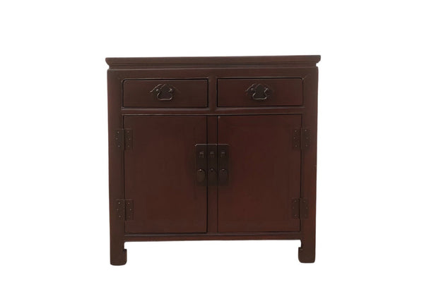 Late 20th Century 2-Drawer Elm Accent Cabinet - Dyag East