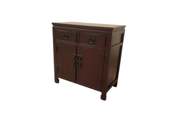 Late 20th Century 2-Drawer Elm Accent Cabinet - Dyag East