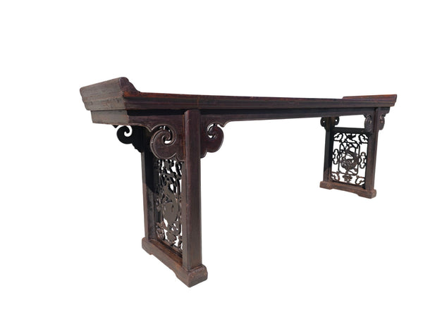 Mid 18th Century 107" Long Everted-Flange Altar Table - Dyag East