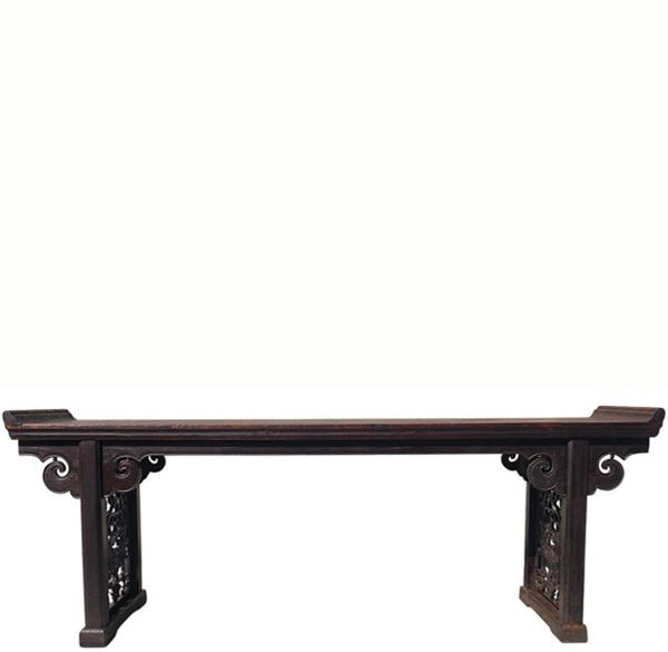 Mid 18th Century 107" Long Everted-Flange Altar Table - Dyag East