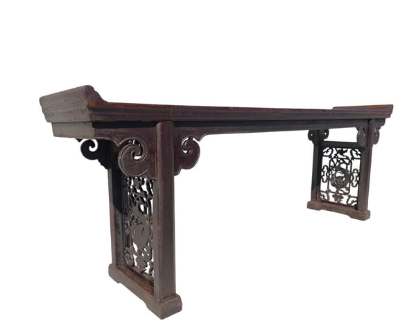 Mid 18th Century 107" Long Everted-Flange Altar Table - Dyag East