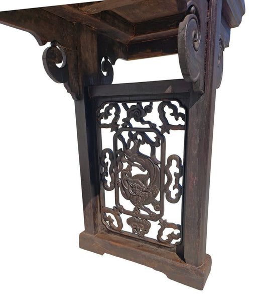 Mid 18th Century 107" Long Everted-Flange Altar Table - Dyag East