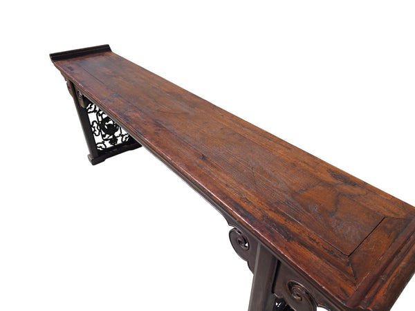 Mid 18th Century 107" Long Everted-Flange Altar Table - Dyag East