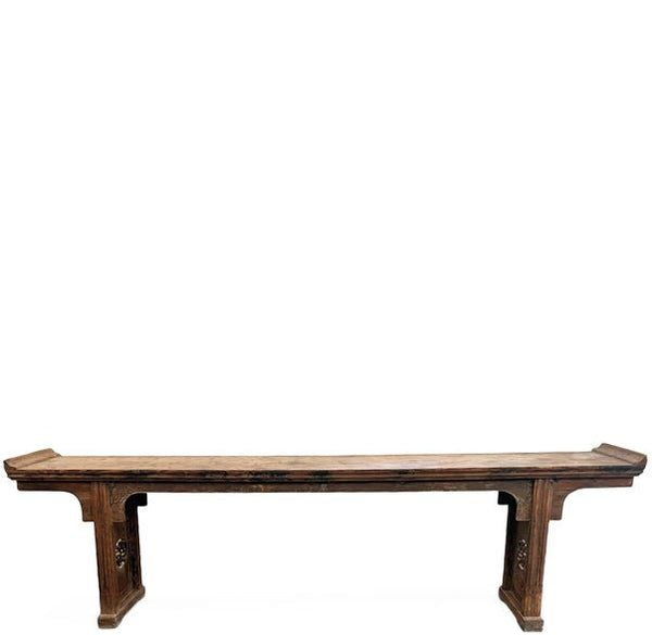 Mid 19 Century 9.6' Feet Long Antique Chinese Altar Console Table - Dyag East