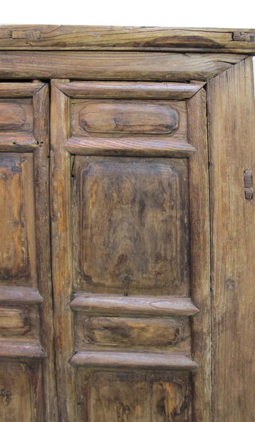 Ming-Style 4 Panel Elm Cabinet - Dyag East