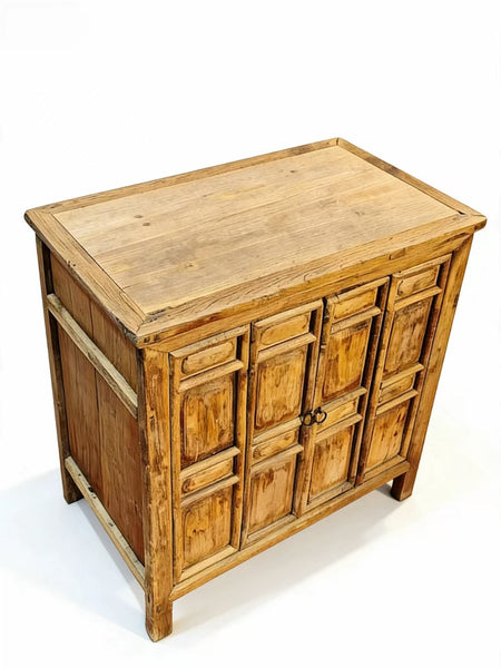 Ming - Style 4 Panel Elm Cabinet - Dyag East
