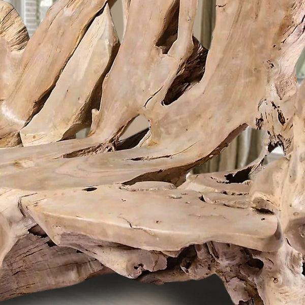 Modern Free Form Teak Root Chair/Bench 29 - Dyag East