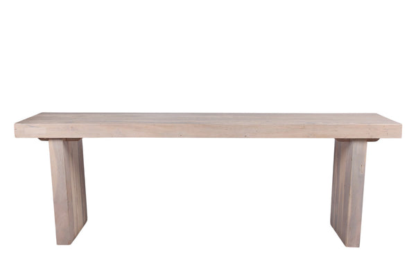 Modern White Teak Console Table 58 - Dyag East