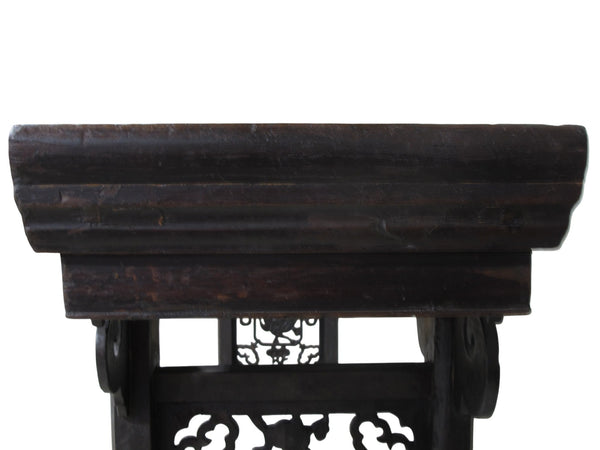 Monumental 18th-Century Chinese Elm Altar Table from Shanxi, Circa 1766 - Dyag East