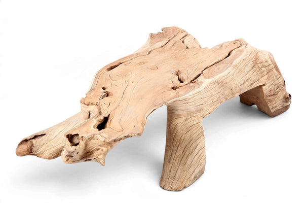 Natural Wood Organic Rectangular Coffee Table - Dyag East
