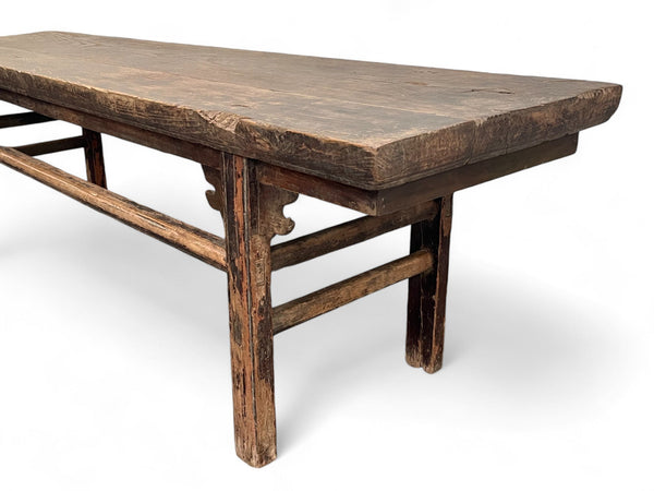 Naturally Aged 84" inch Long Antique Chinese Bench - Dyag East