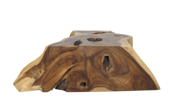 Nature Free Form Brown Block Coffee Table - Dyag East